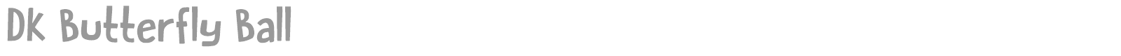 Butterfly Ball font preview